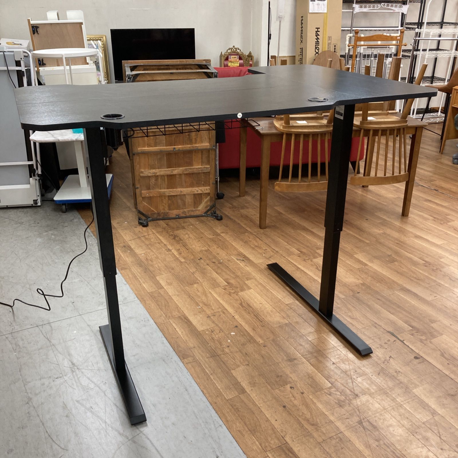 S173 ⭐ デューティサイクル 電動昇降式 デスク パソコンデスク ゲーミングデスク MX-01 幅149cm USED 綺麗 名古屋市近郊送料設置無料⭐S173 ⭐ デューティサイクル 電動昇降式