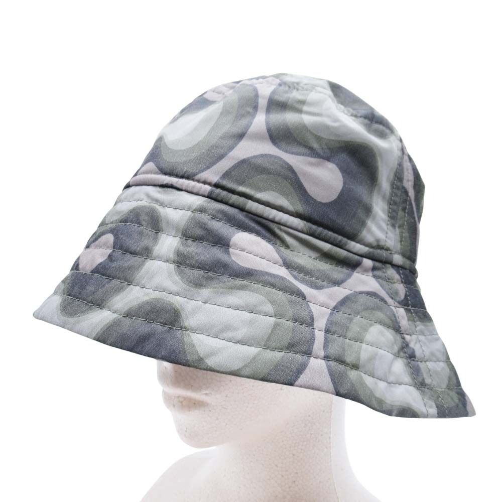 ♥ 24ss DRIES VAN NOTEN ドリスヴァンノッテン GILLY バケットハット バケハ 総柄 帽子 パッカブル M カーキ メンズ レディース 古着