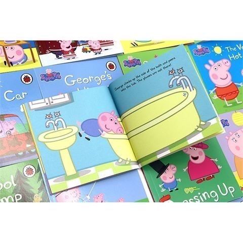 Peppa Pig 絵本 ペッパピッグ 100冊 青箱 黄色箱 マイヤペン対応 