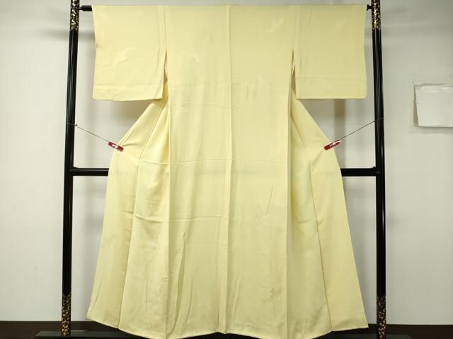 平和屋着物■上質な色無地　蘇芳香色　逸品　未使用　dy4336 平和屋着物□上質な色無地 花唐草地紋 蘇芳香色 正絹 逸品