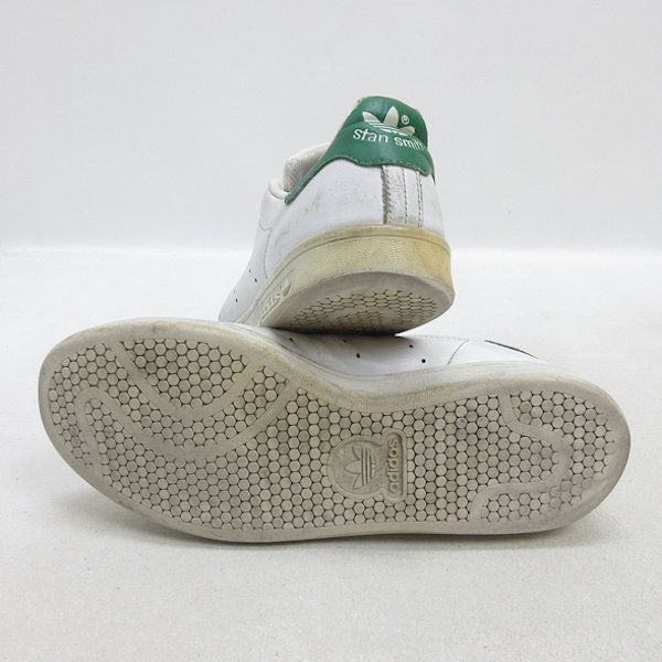 Q□【25.5cm】アディダス/ADIDAS スタンスミス M20324 レザースニーカー□白・緑MENS/32【中古】 - メルカリ