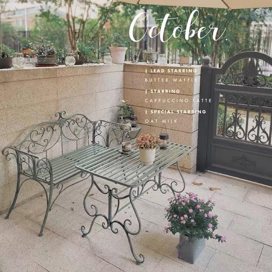 レトロな、ガーデン椅子。 NICHIESU ニチエス ガーデンチェア C-15A