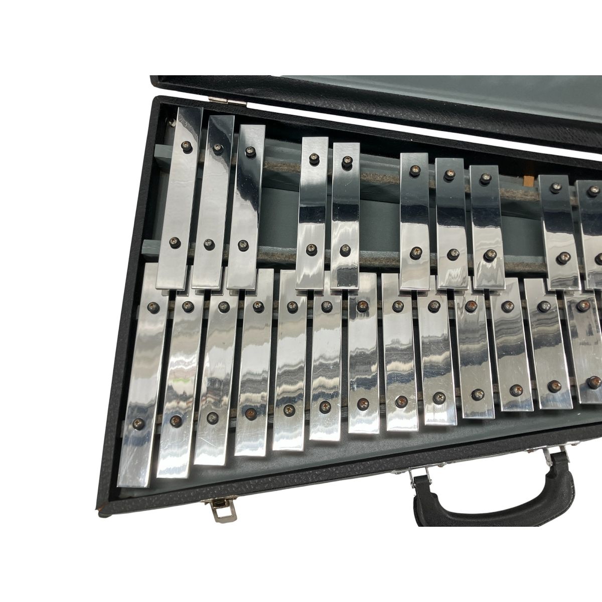 Saito 鉄琴 32鍵 卓上鉄琴 ハードケース内蔵型 楽器 さいとう W10456884 IMPECCABLEHEALTHCARESERVICES_COM