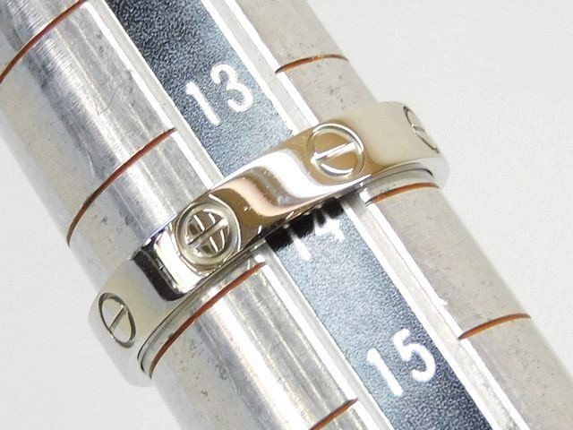 新品同様 カルティエ リング ☆ ミニラブリング 14号(54