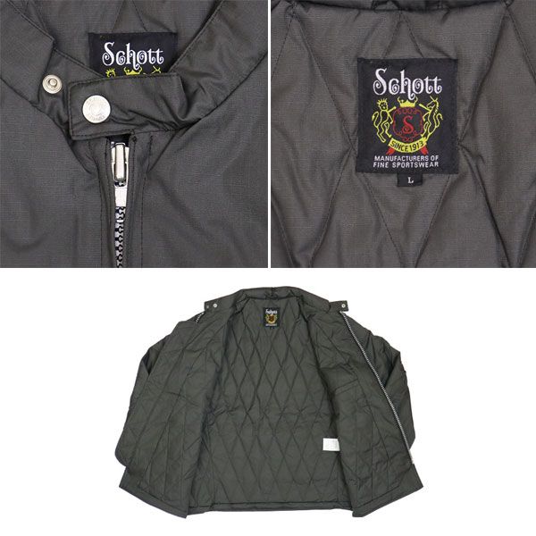 Schott (ショット) X TAION タイオン 4253003 SINGLE RIDERS DOWN JKT