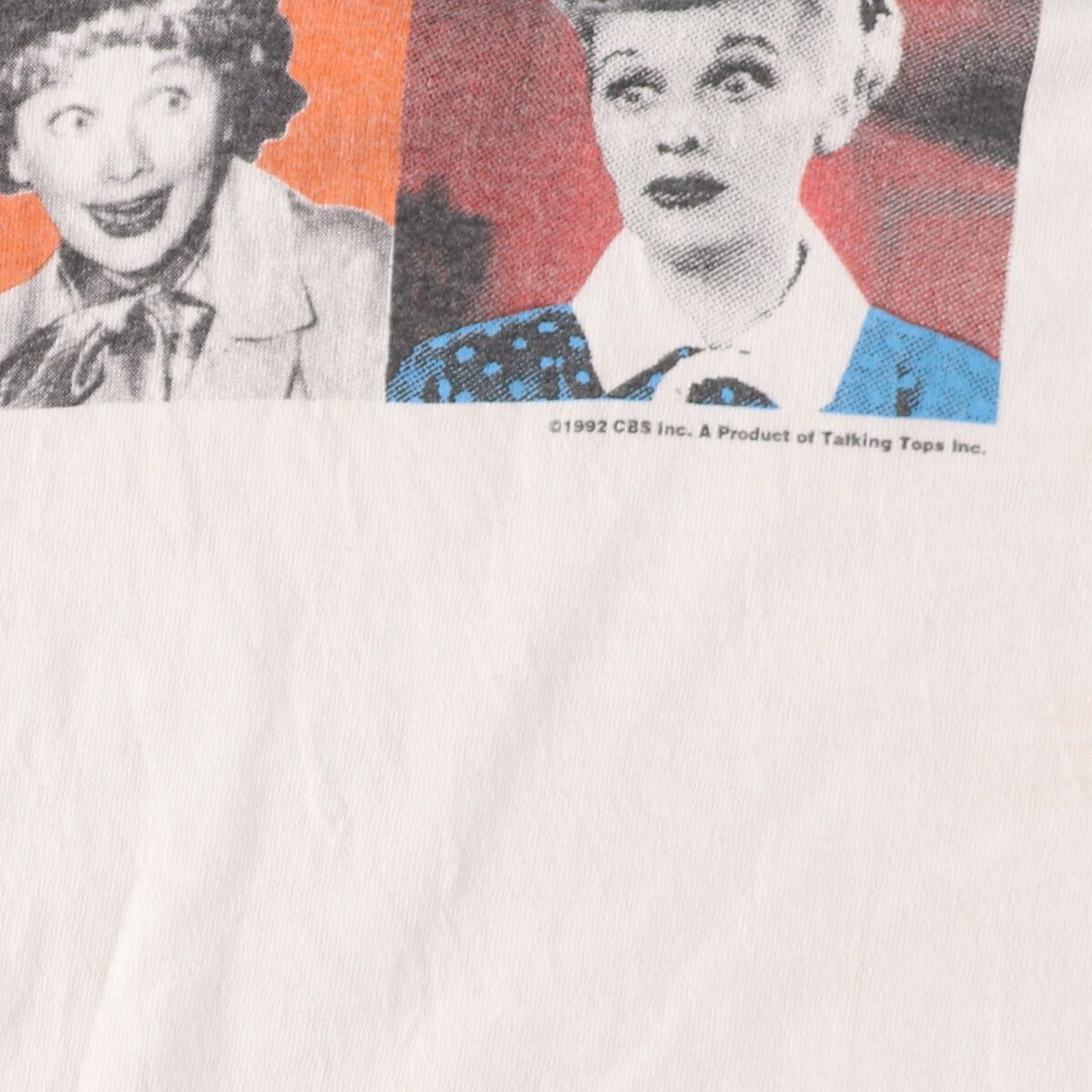 古着 90年代 タルテックス TULTEX I LOVE LUCY アイラブルーシー 映画 