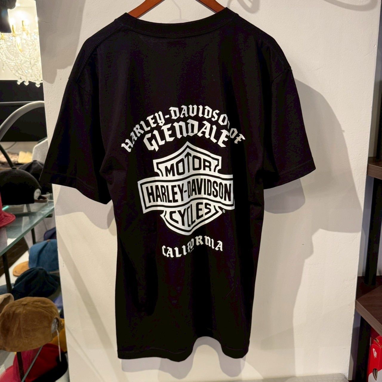 Harley Davidson イーグルフェイス Tシャツ カリフォルニア ハーレーダビッドソン Harley-Davidson イーグルプリントTシャツ