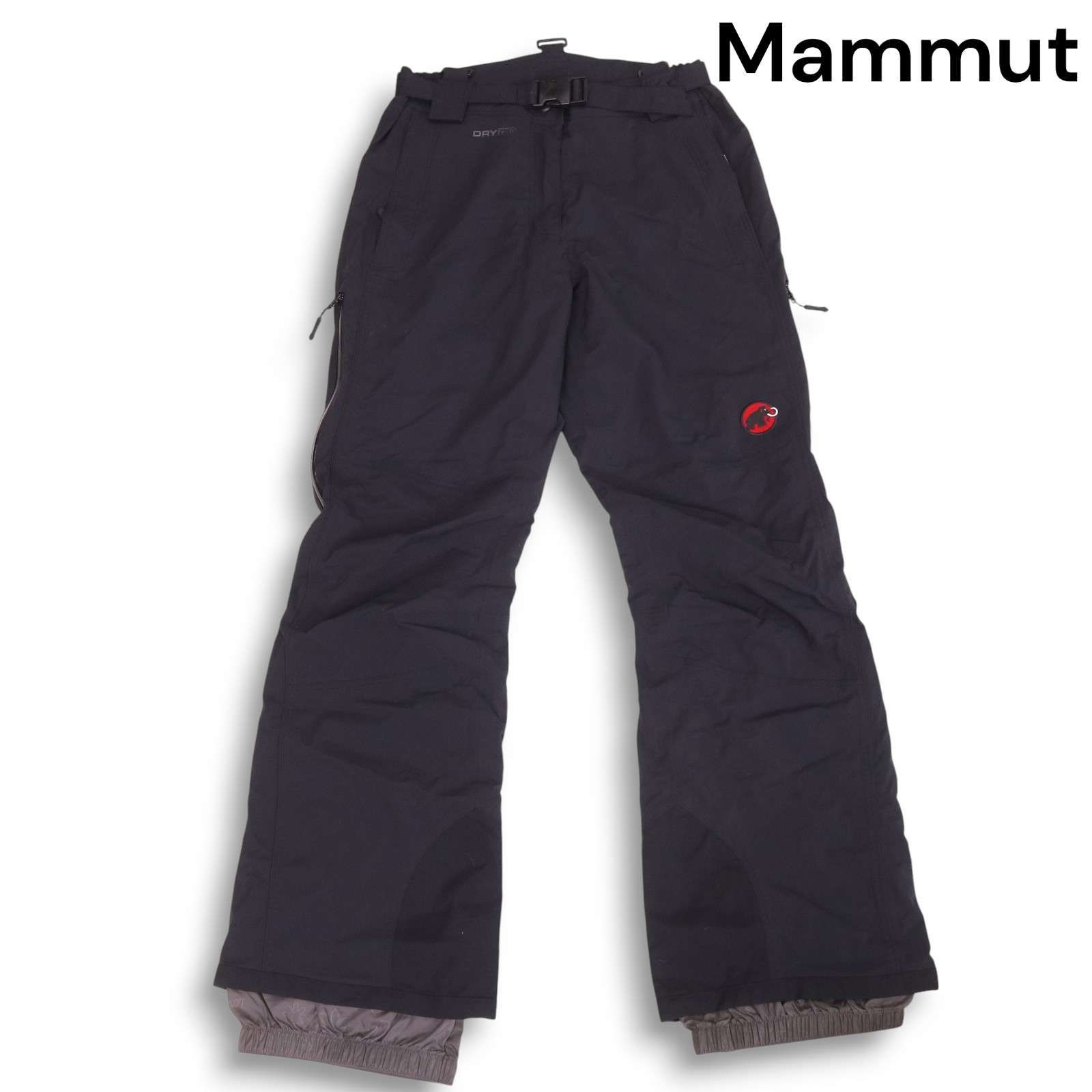 Mammut マムート 1020-05780 秋冬 ストレッチ 裏起毛 アウトドア スキー スノボ パンツ Sz.L レディース 黒