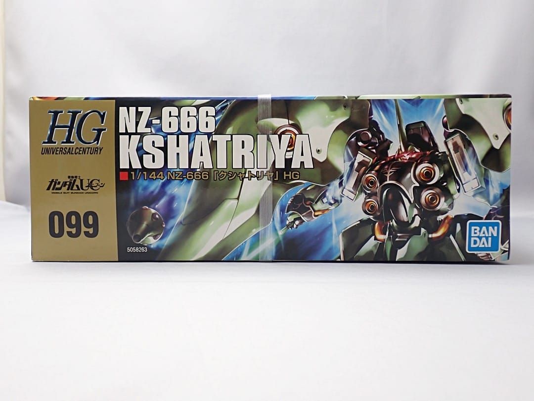 BANDAI - BANDAI バンダイ ガンプラ  NZ-666 KSHATRIYA  NEO ZEON PROTOTYPE MOBILE SUIT FOR NEWTYPE  1/144「クシャトリヤ」ＨＧ  099 新品 未開封品 【送料無料】 D-2308【質屋出品】 BANDAI バンダイ ガンプラ NZ-666 KSHATRIYA NEO ZEON PROTOTYPE