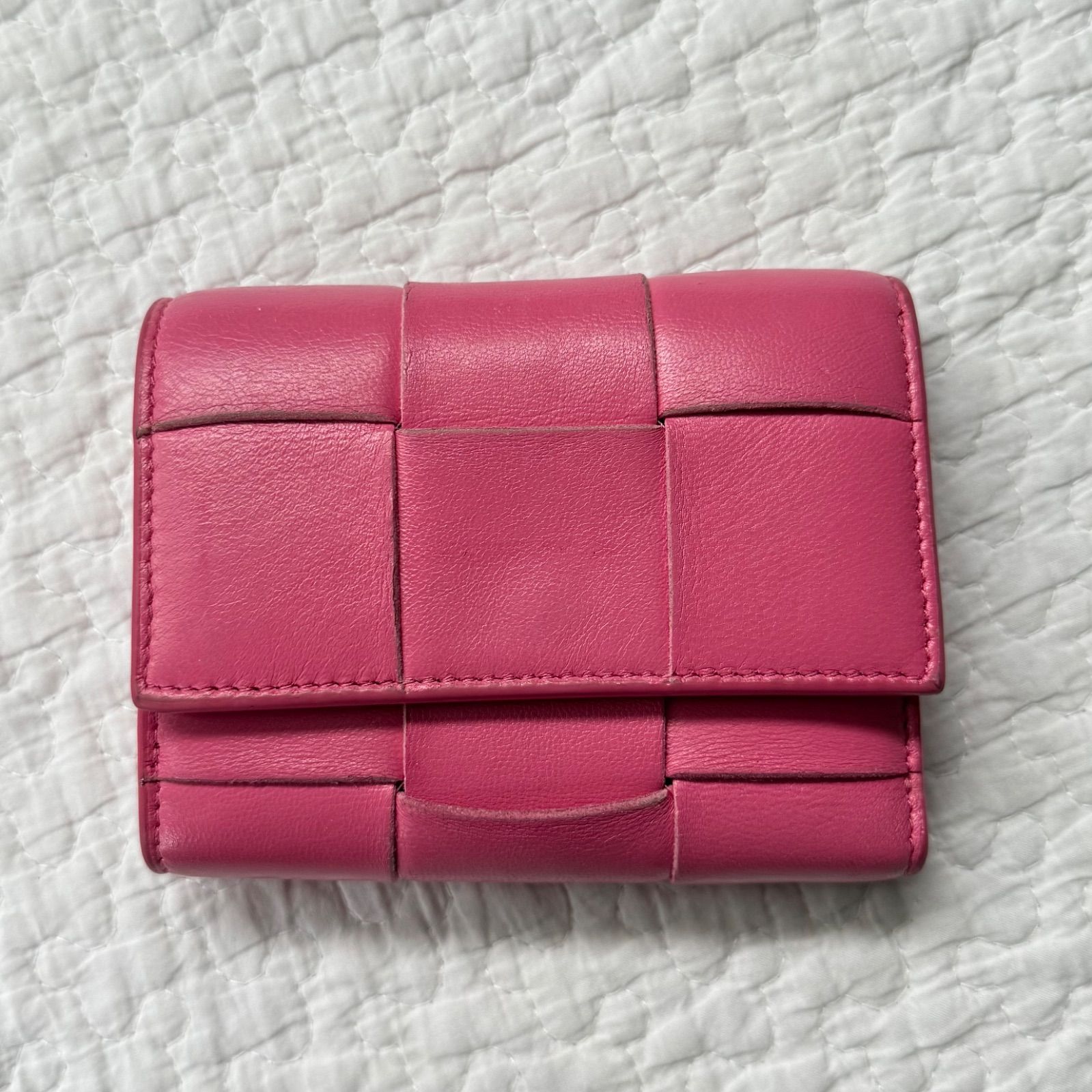 BOTTEGA VENETA ボッテガヴェネタ 三つ折り財布 カセット イントレ 