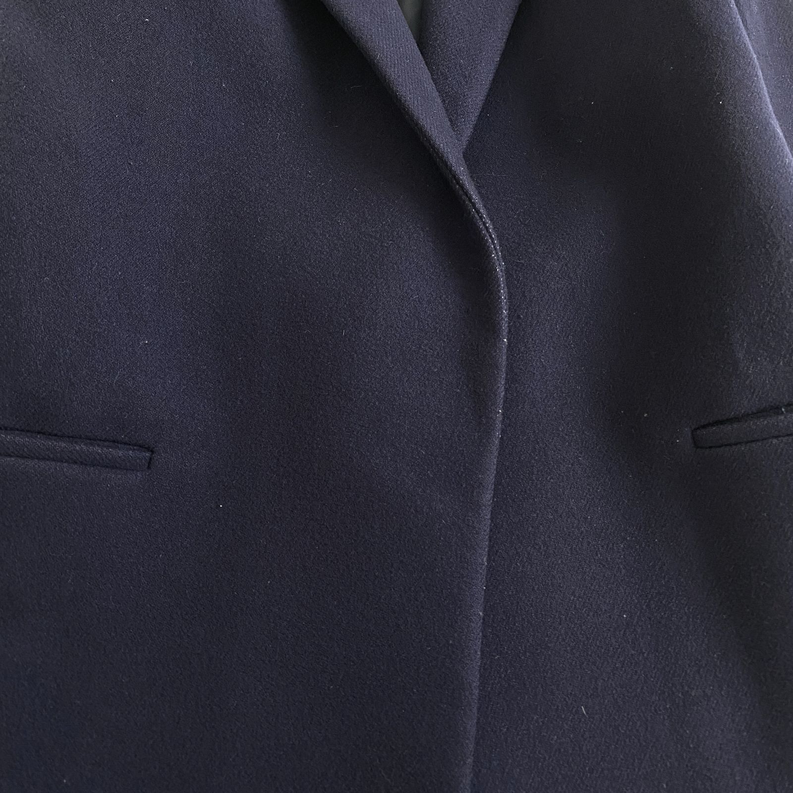 ENFOLD チェスターコート カシミヤ コクーン エンフォルド ネイビー 38