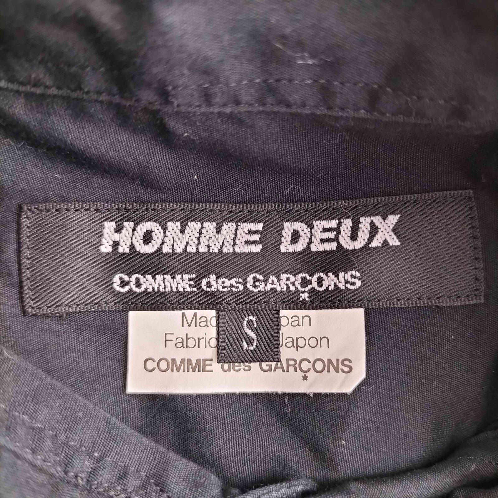 Comme des Garçons Homme Deux コットンシャツ　無地 コムデギャルソンオムドゥ COMME des GARCONS HOMME DEUX