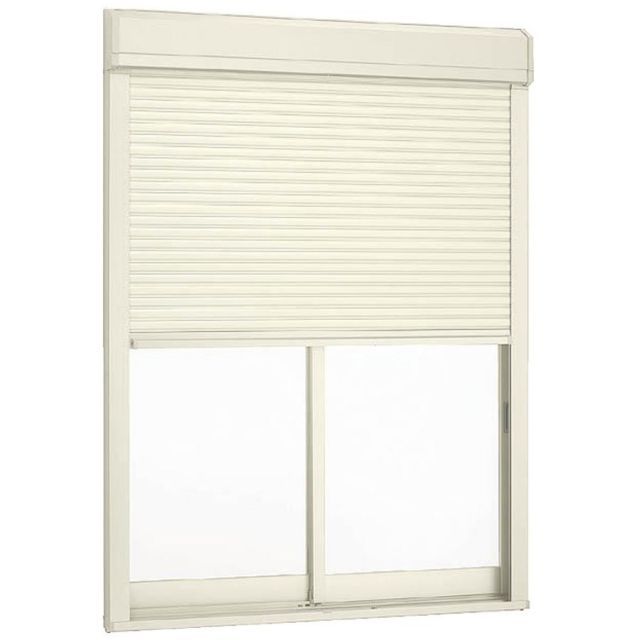 こずです LIXIL セレクトサッシPG シャッター付引違い窓 2枚建て 半外付型