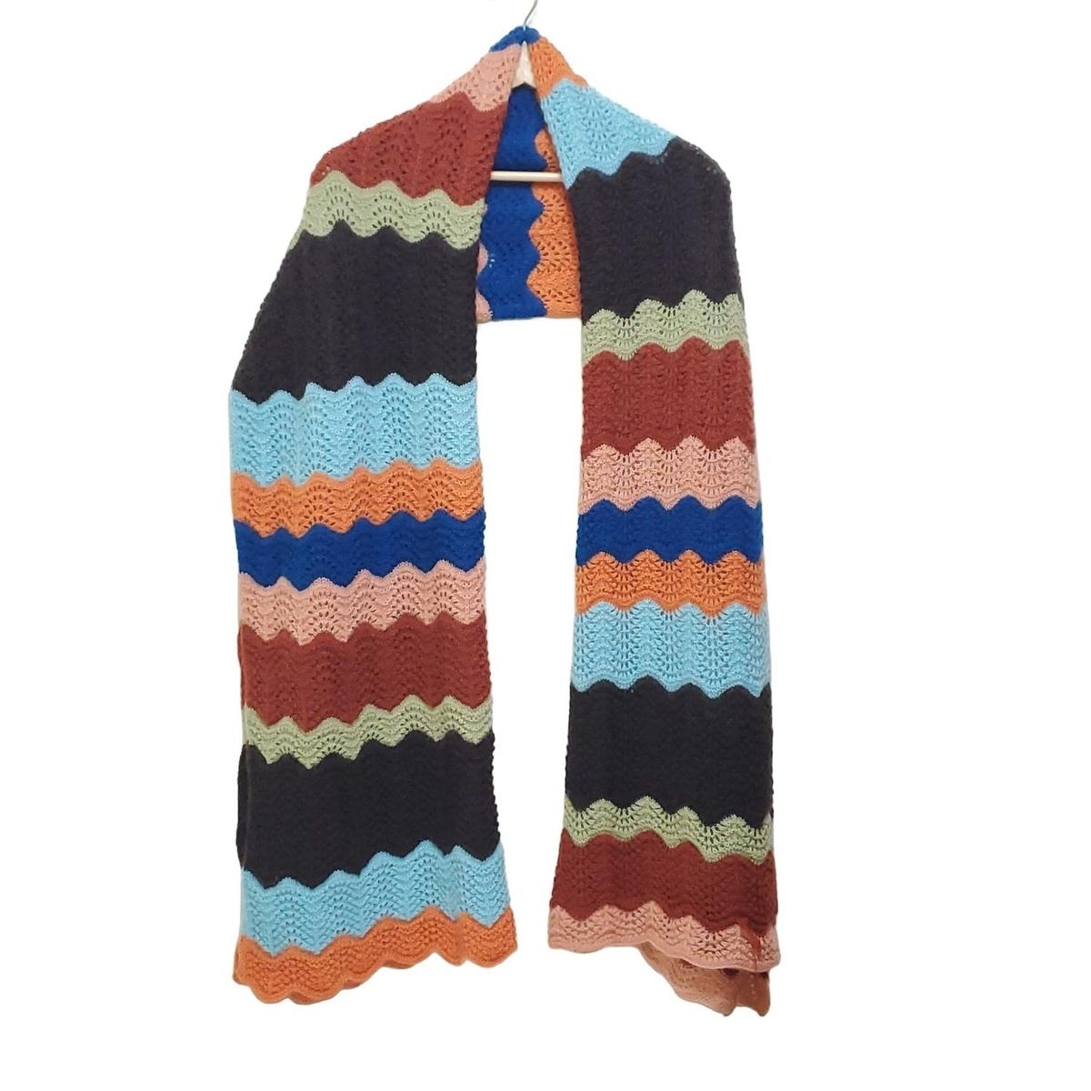 輝く高品質な MISSONI(ミッソーニ) ストール(ショール)美品 オレンジ - 小物