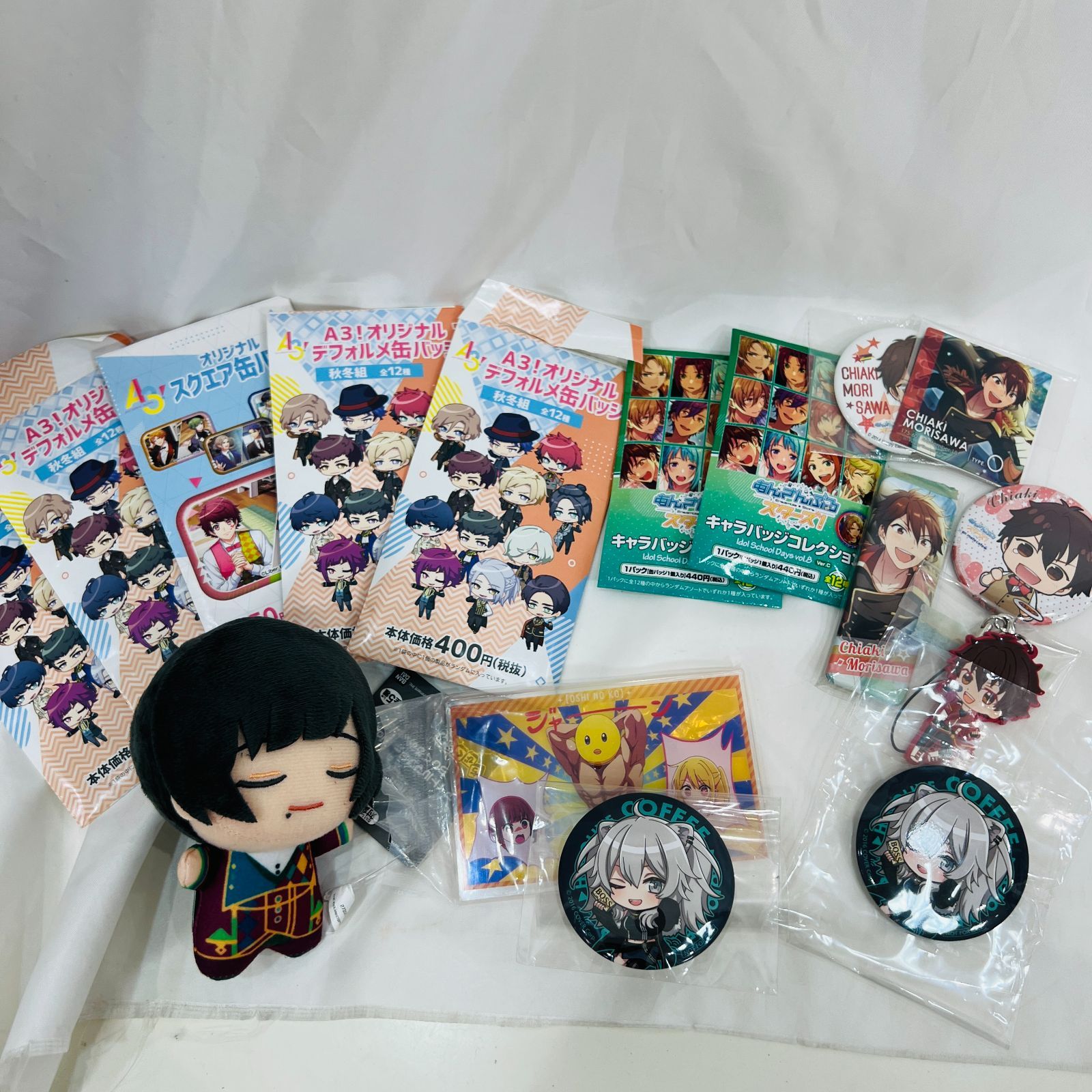 A【引退品】アニメグッズ まとめ売り A3! オリジナルデフォルメ 缶 