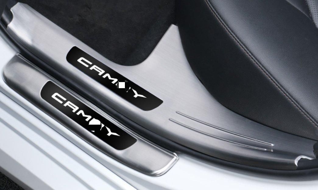 トヨタ カムリ ガソリン車 スカッフプレート ステップカバー ガーニッシュ ドレスアップ 汚れ防止 ステンレス 8点セット 4YR人気注目 FFCRYSTALESIA_COM