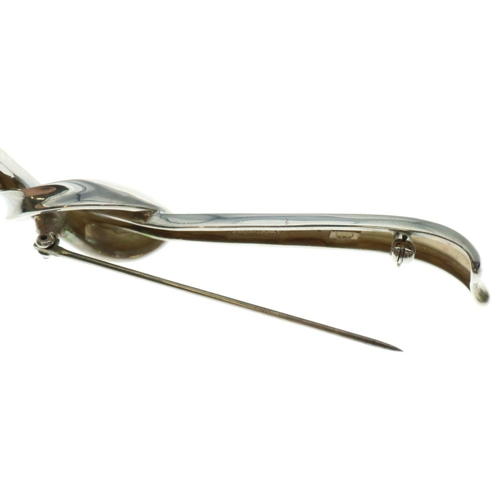  TIFFANY Co ティファニー リボンモチーフ ブローチ ピンバッジ シルバー SV 925 11 3 g その他 その他