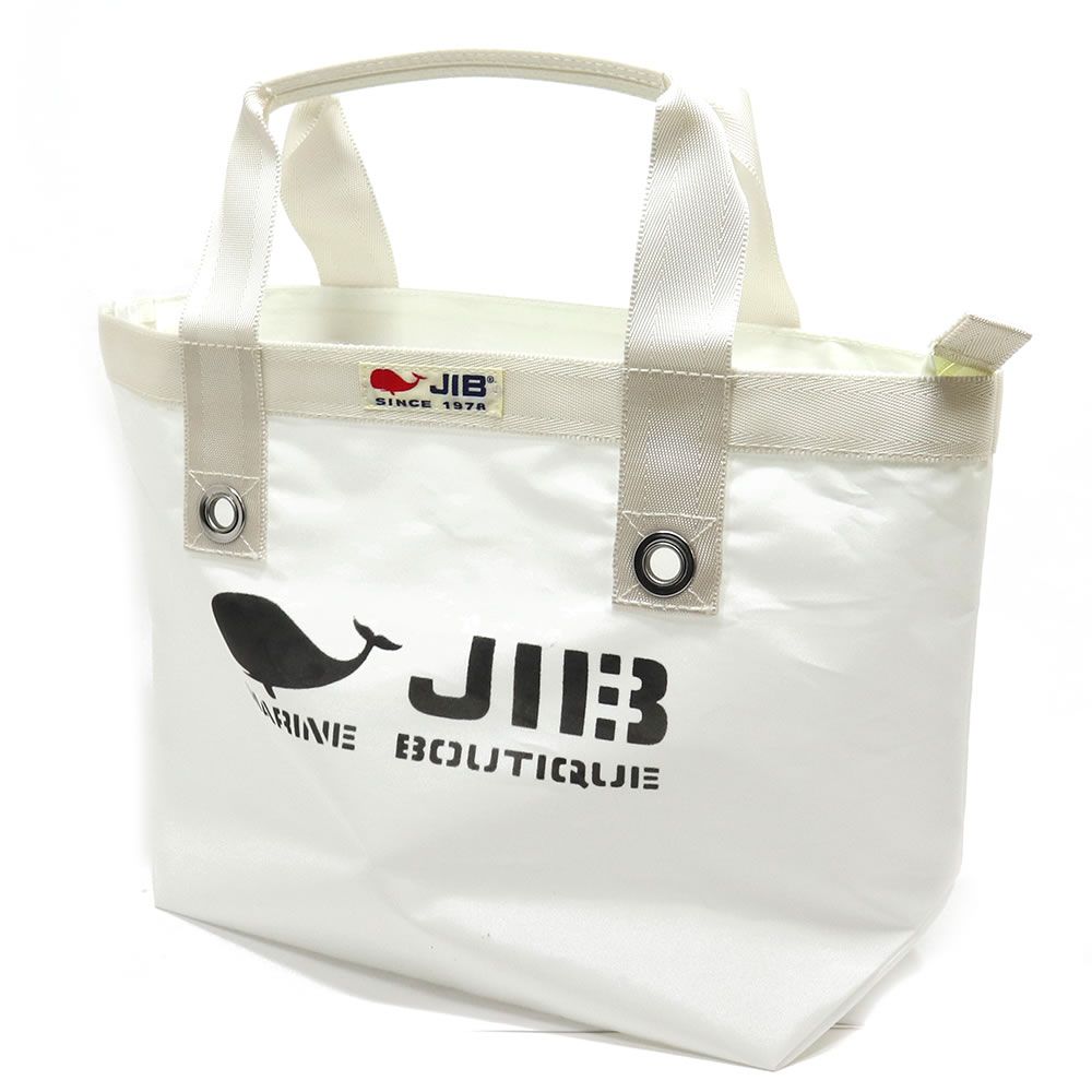 JIB　オープントート　インナージップ　中古品 JIB オープントートインナージップ Sサイズ TFS ホワイト ベルト