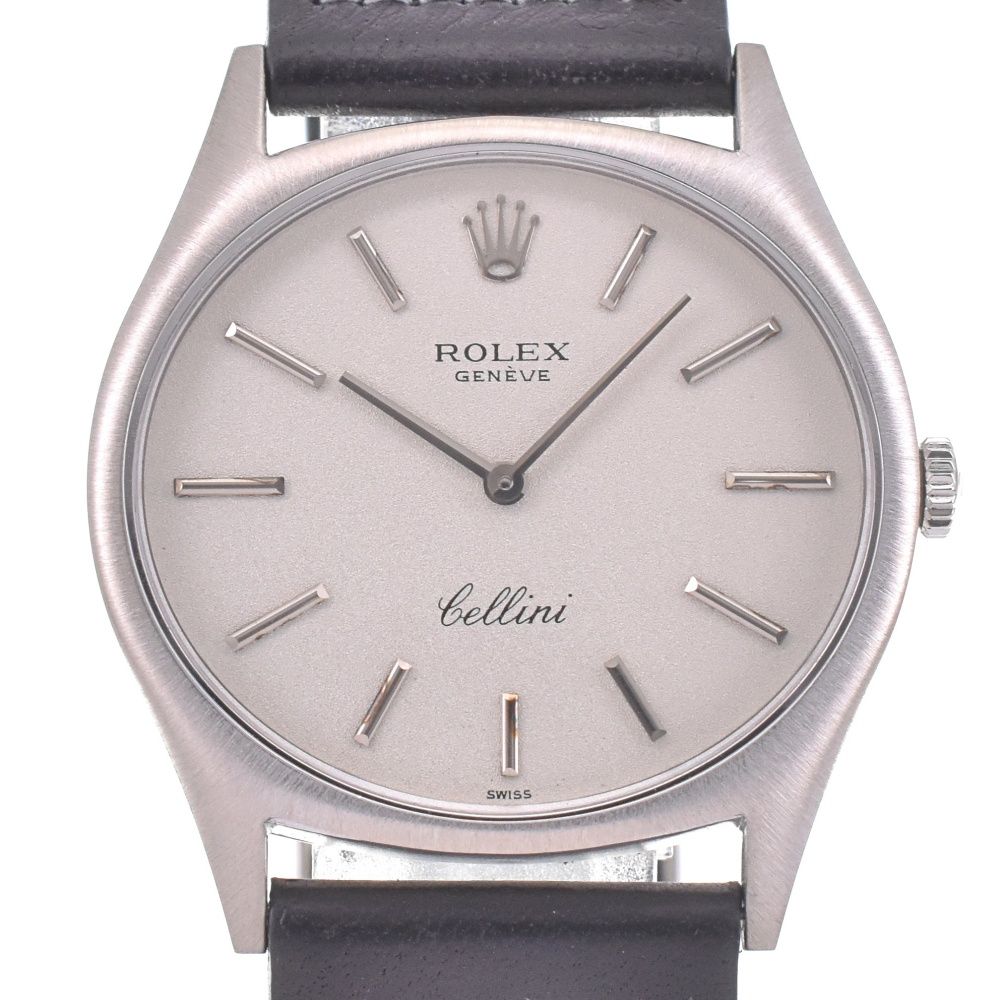 ロレックス ROLEX 3806 ヴィンテージ チェリーニ K18WG Cal.1600 手巻き メンズ J 141541