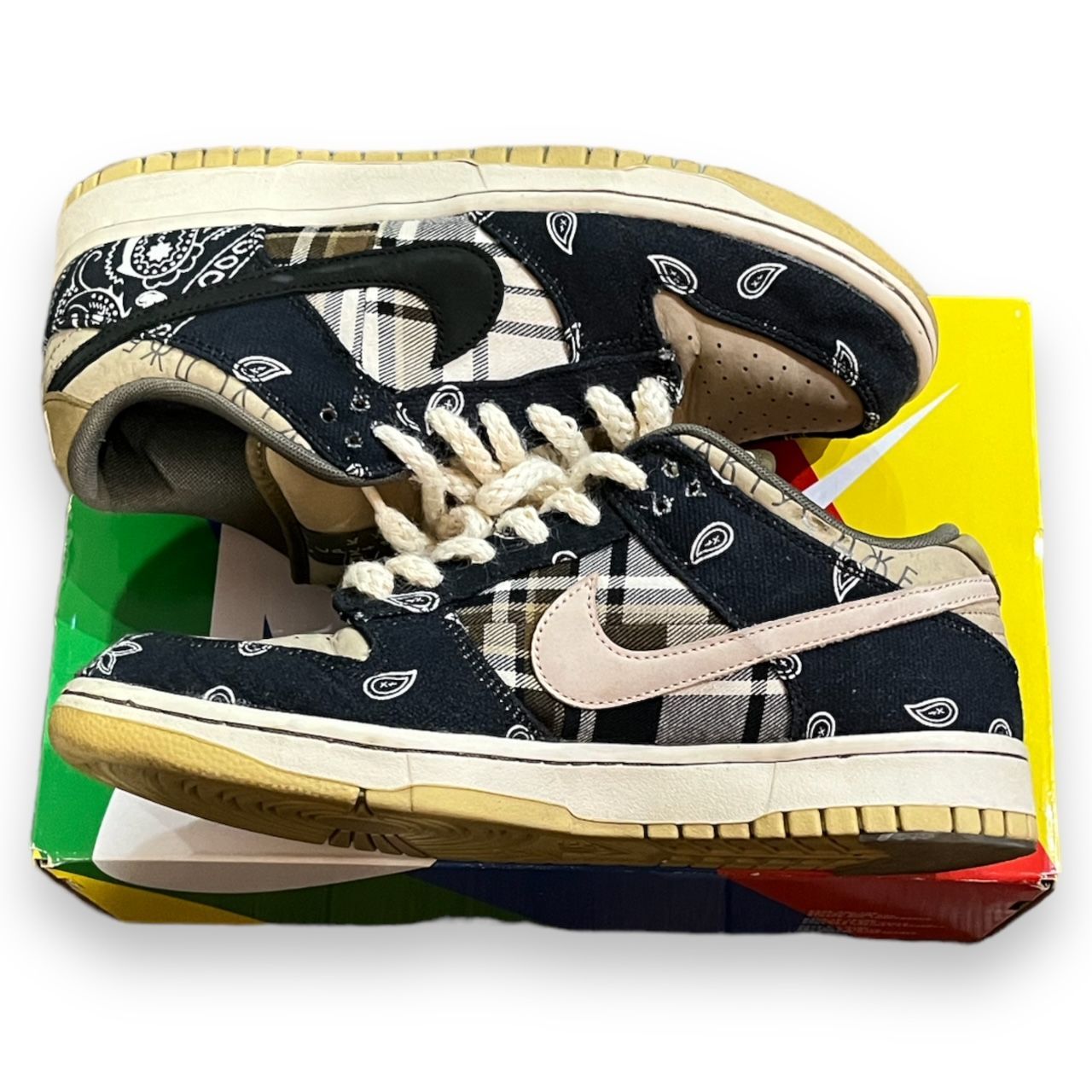 国内正規 NIKE SB DUNK LOW PRM QS TRAVIS SCOTT CT5053-001 トラビススコット バンダナ ダンク  スニーカー ナイキ トラビススコット 27cm 59541A