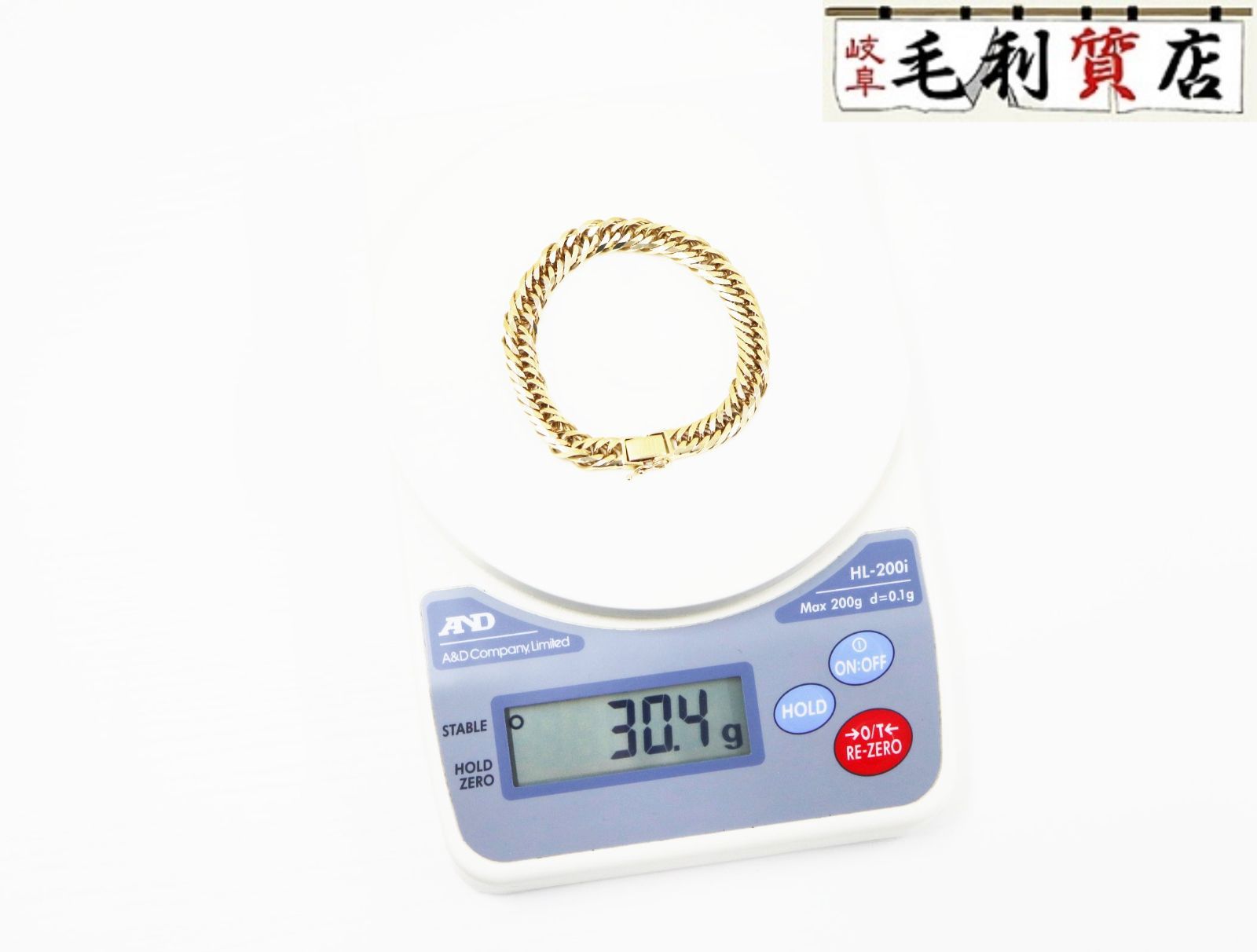 K18 キヘイ 喜平 ブレスレット 8面トリプル 30.4g 8メントリプル 18金 イエローゴールド 750 YG ジュエリー