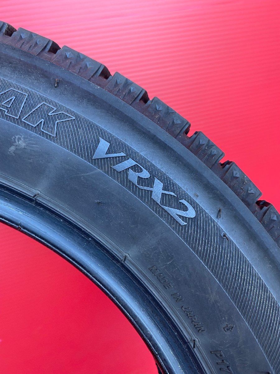 中古スタッドレスタイヤ【185/60R15 BRIDGESTONE VRX2 2019年製↑ 7分