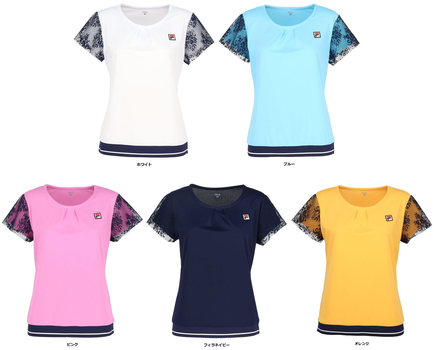 フィラ FILA テニス ゲームシャツ VL2839 20 フィラネイビー