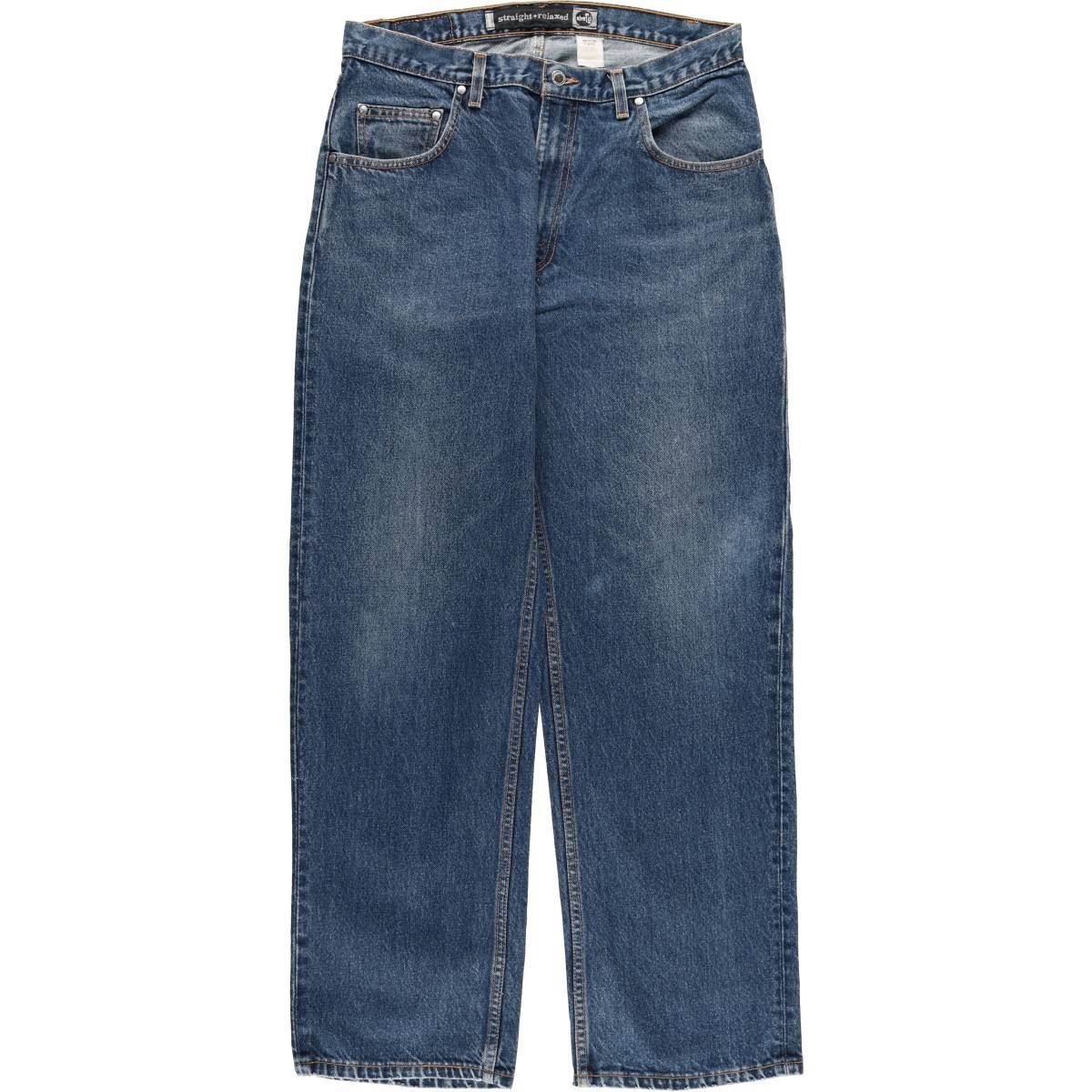 古着 90年代 リーバイス Levi s SILVER TAB シルバータブ STRAIGHT RELAXED テーパードデニムパンツ メンズw34相当|evb031819