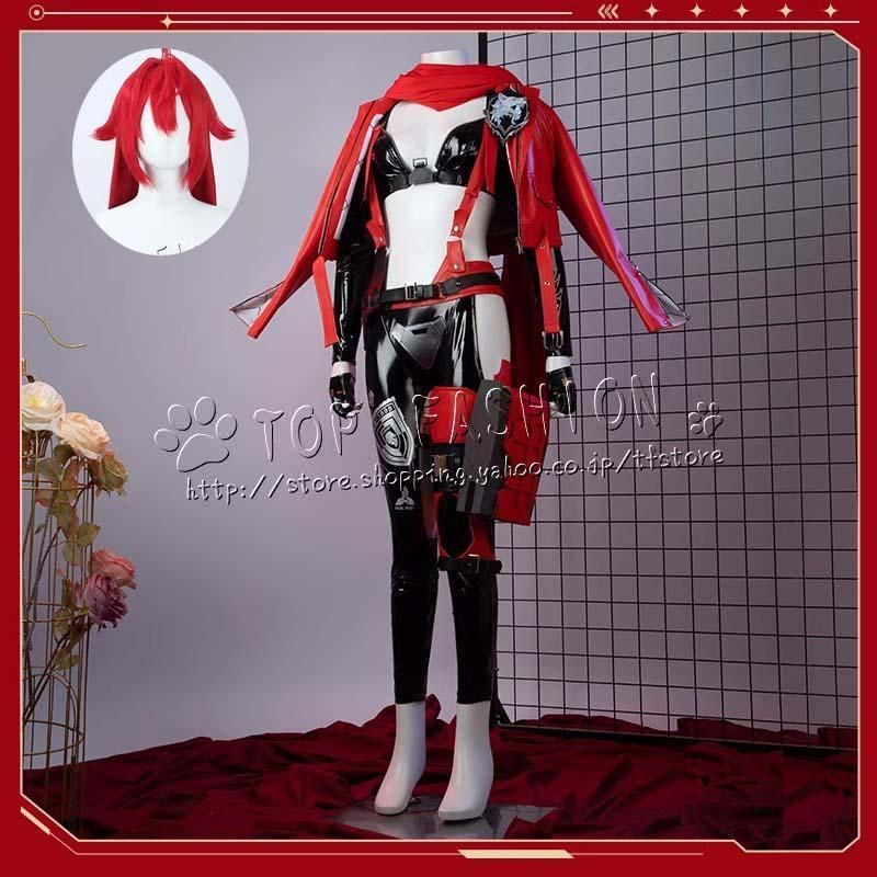 勝利の女神 NIKKE ニケ レッドフード コスプレ 衣装 ウィッグ 靴 道具別売り