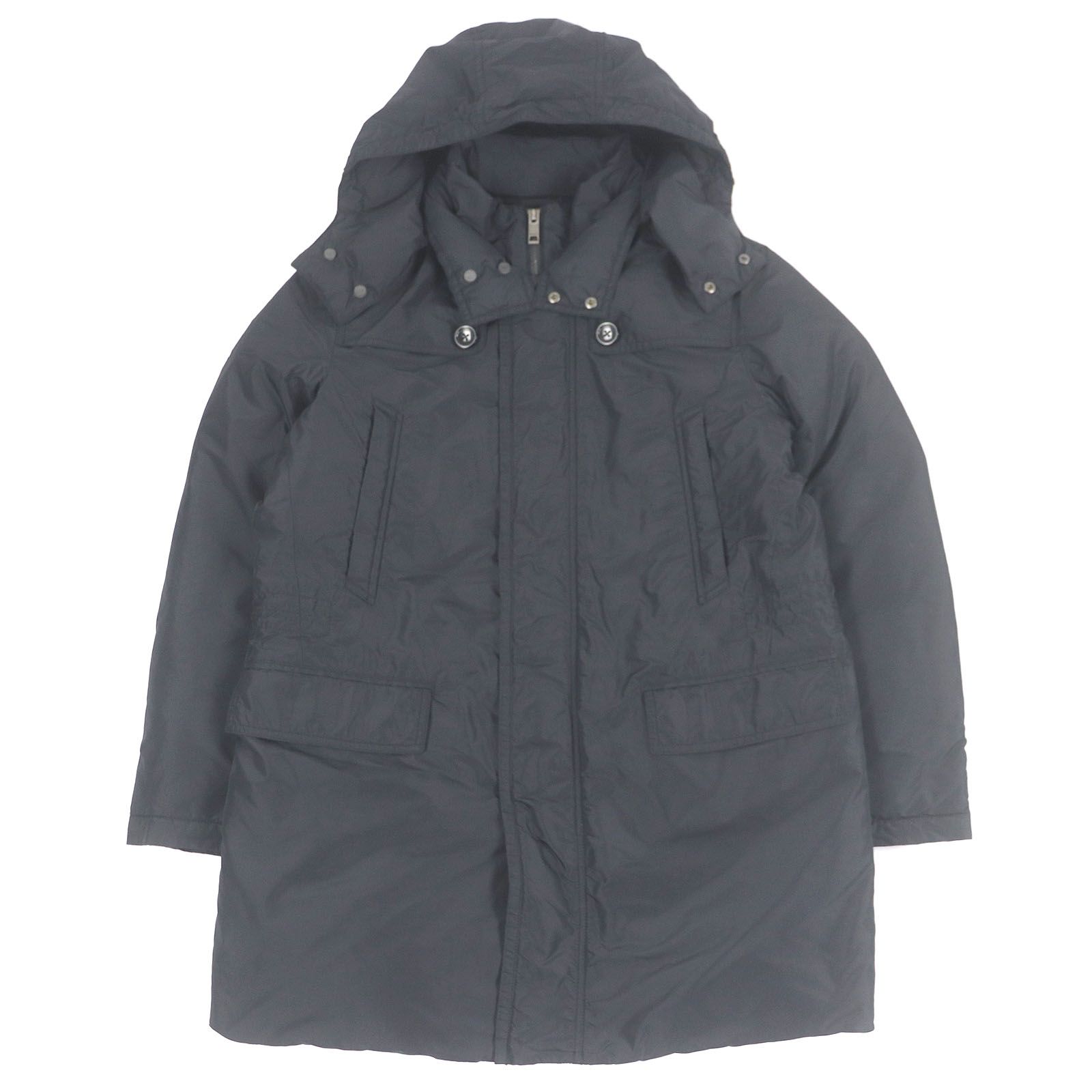 美品□BURBERRY LONDON バーバリーロンドン 裏ノバチェック フーデッド 