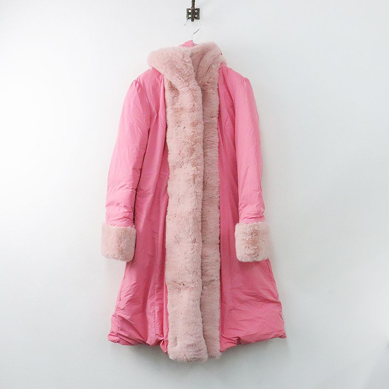 エムズグレイシー！リバーシブルファーコート 美品 2022AW 定価7.2万 M'S GRACY エムズグレイシー