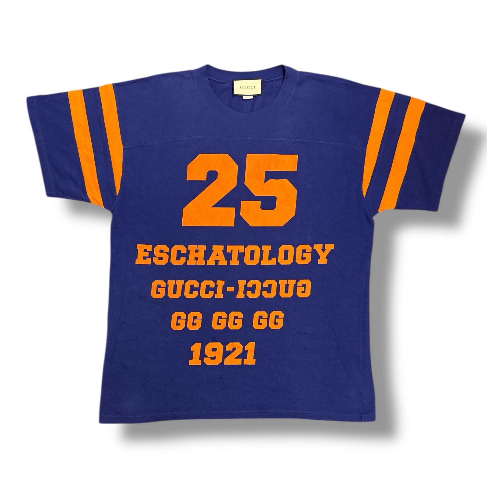 国内正規 GUCCI 21SS ロゴフットボールTシャツ カットソー グッチ 