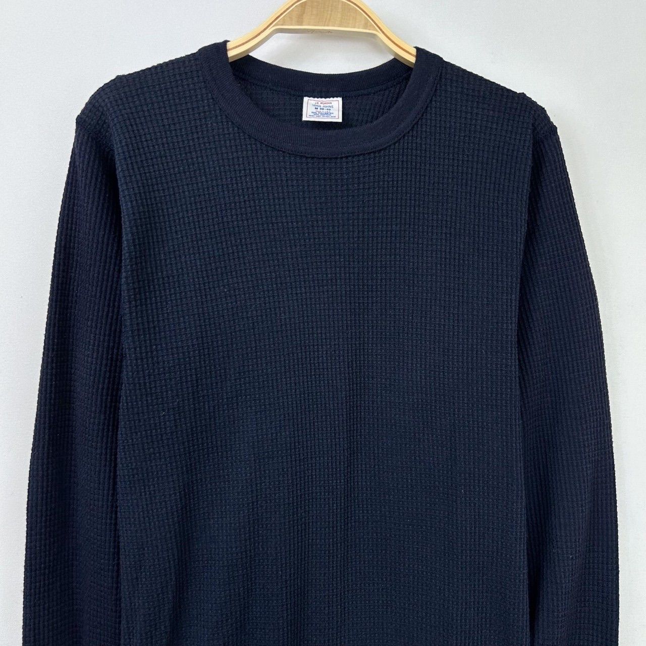 90s J.E MORGAN LONG JOHNS ロンジョン USA製 サーマル ワッフル 長袖 