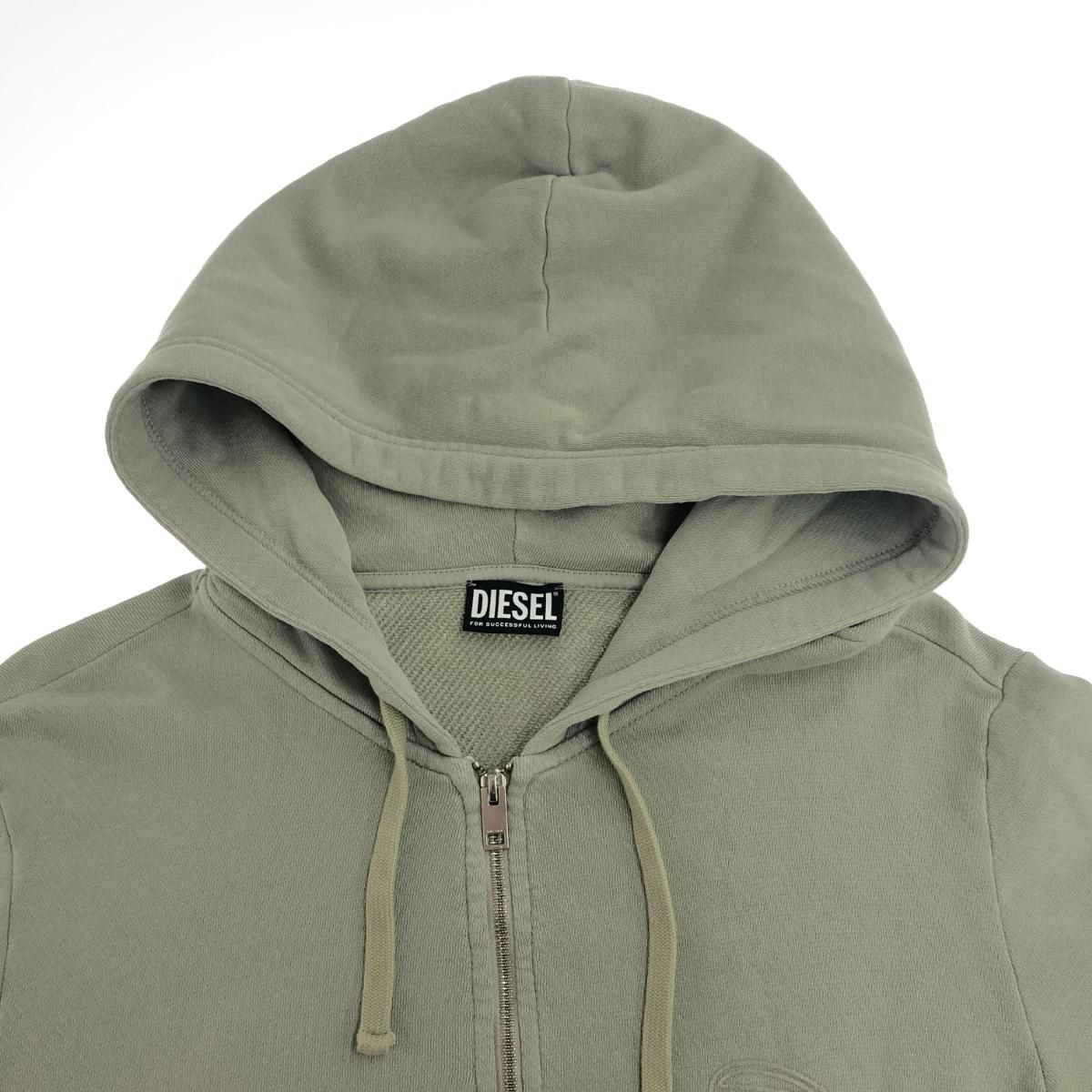DIESEL ディーゼル Ginn-Hood-Zip-E1 ジップアップ パーカー サイズ:M 