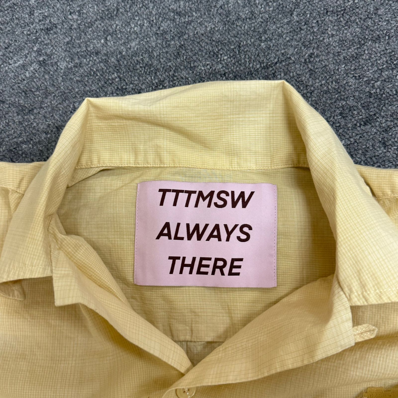 定価29700円 TTT MSW Open coller shirt オープンカラーシャツ 開襟 