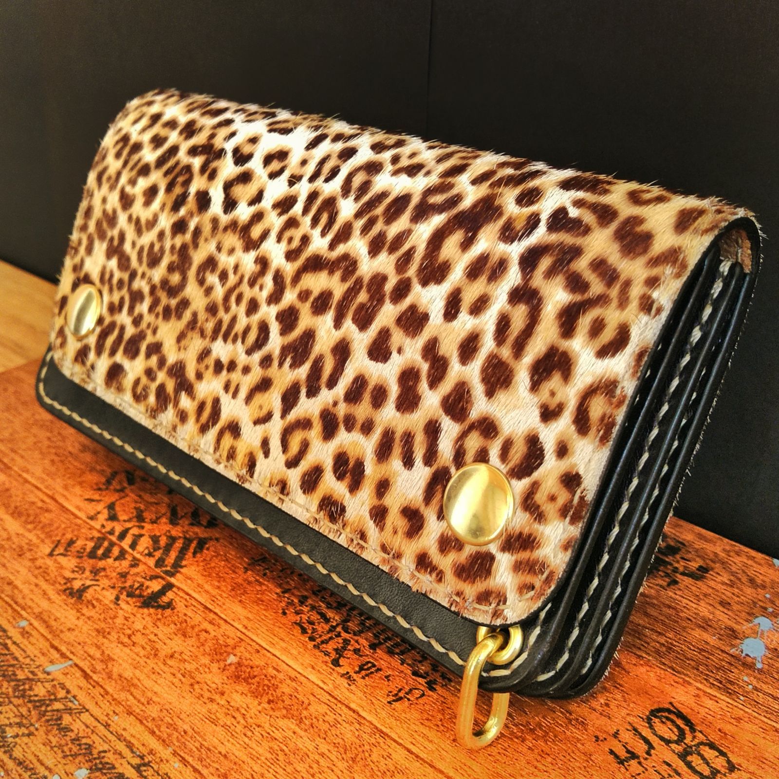 ハラコ ヒョウ柄】 トラッカーウォレット TW-01 楽天市場】REDMOON