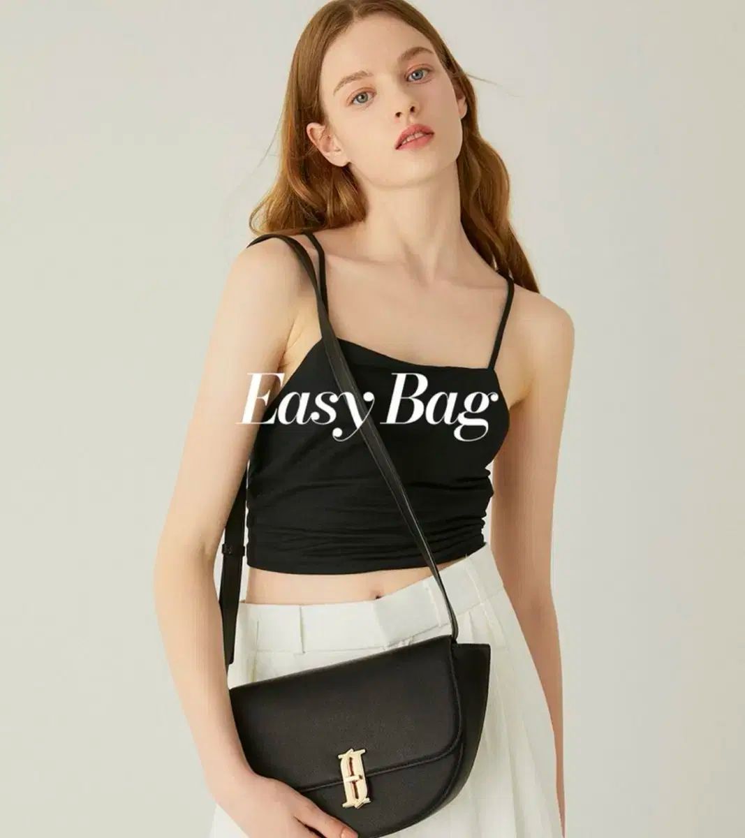 J.ESTINA ジェイエスティナ サドルバッグ ブラック