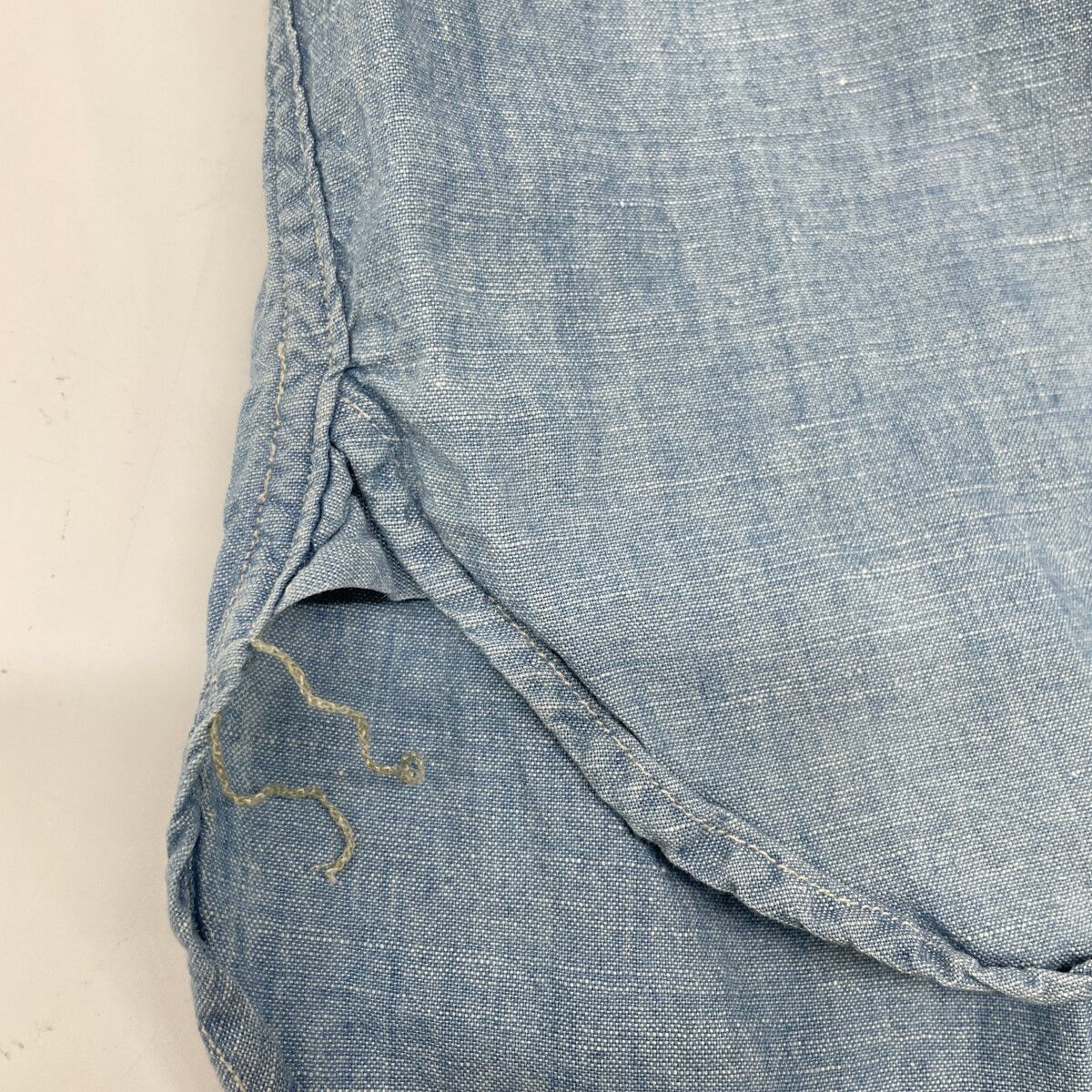 RRL ダブルアールエル ﾗｲﾄﾌﾞﾙｰ ﾊｰﾌｽﾘｰﾌﾞ ｼｬﾂ M WWW_KARIMZIABAT_FR