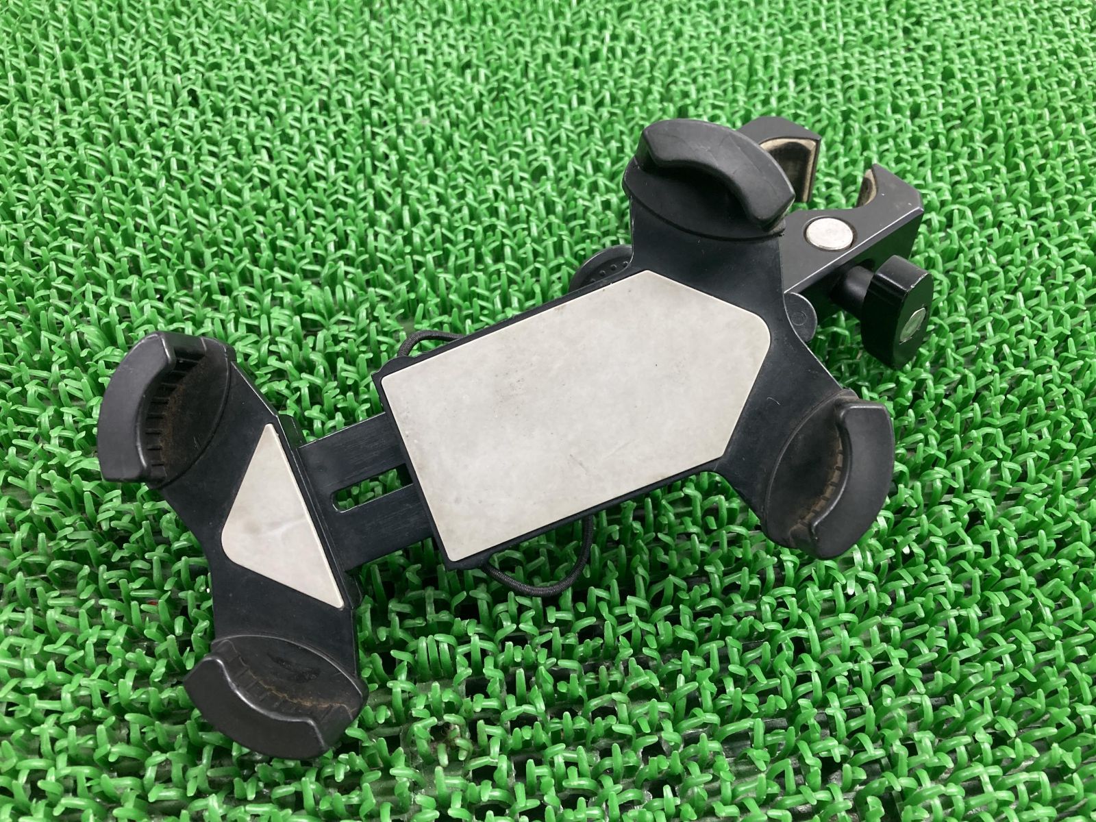 RIDEZ製 スマホホルダー 社外 中古 バイク 部品 ダブルコークバイクマウント 割れ欠け無し 自転車にも