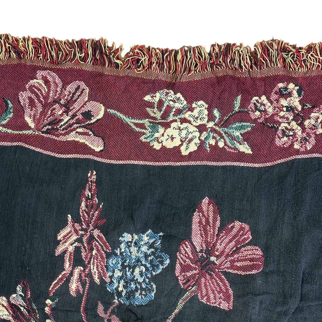vintageラグ カーペット フラワー 花瓶 レトロ 1892 vintageラグ カーペット フラワー 花瓶 レトロ 1892 - メルカリ