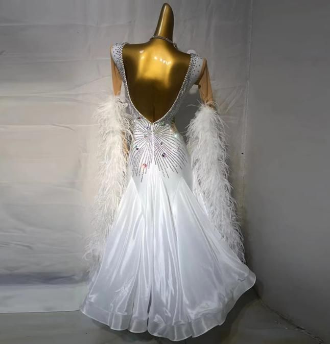 オーダーメイド 社交ダンス衣装 スタンダードドレス オーダーメイド