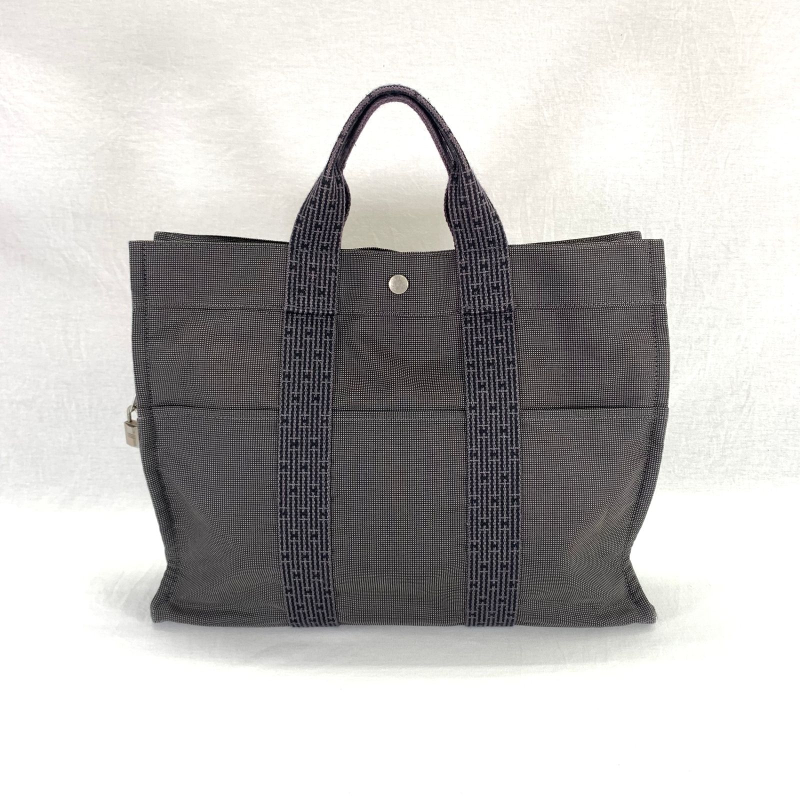 HERMES エルメス エールライン MM キャンバストートバッグ *鍵