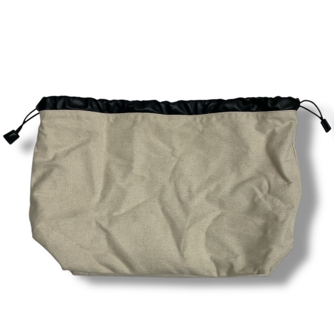 新品未使用✨ミラオーウェン 巾着付きラージボストンバッグ　ブラウン Mila Owen（ミラオーウェン）の「巾着付きラージボストンバッグ