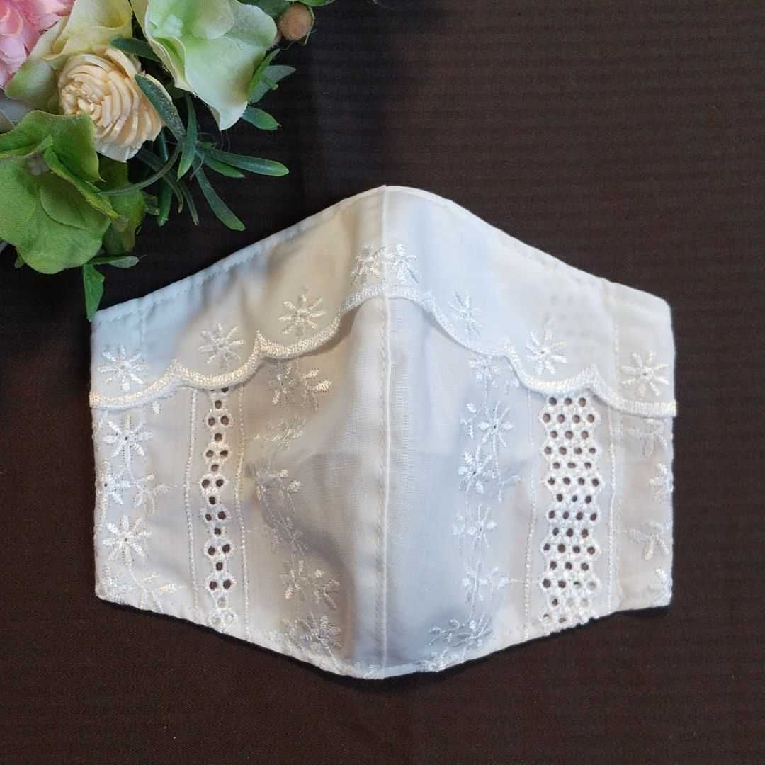 小池都知事モデル 刺繍レース 立体マスク インナーマスク - メルカリ