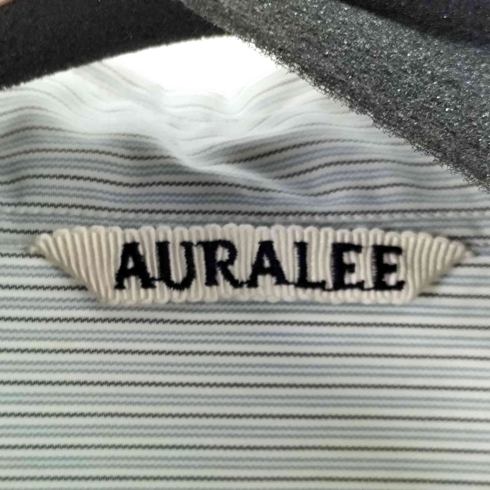オーラリー AURALEE 20SS WASHED FINX TWILL STRIPE SHIRTS