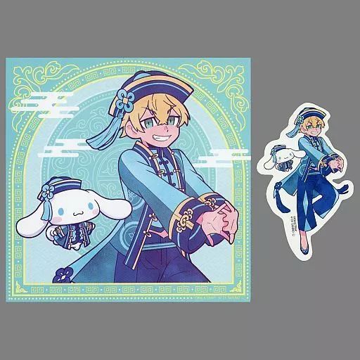 サンリオ　松野千冬　シナモロール　DMM オンラインくじ　缶バッジ　中華　東リベ TVアニメ『東京リベンジャーズ』×サンリオキャラクターズ｜キャラ