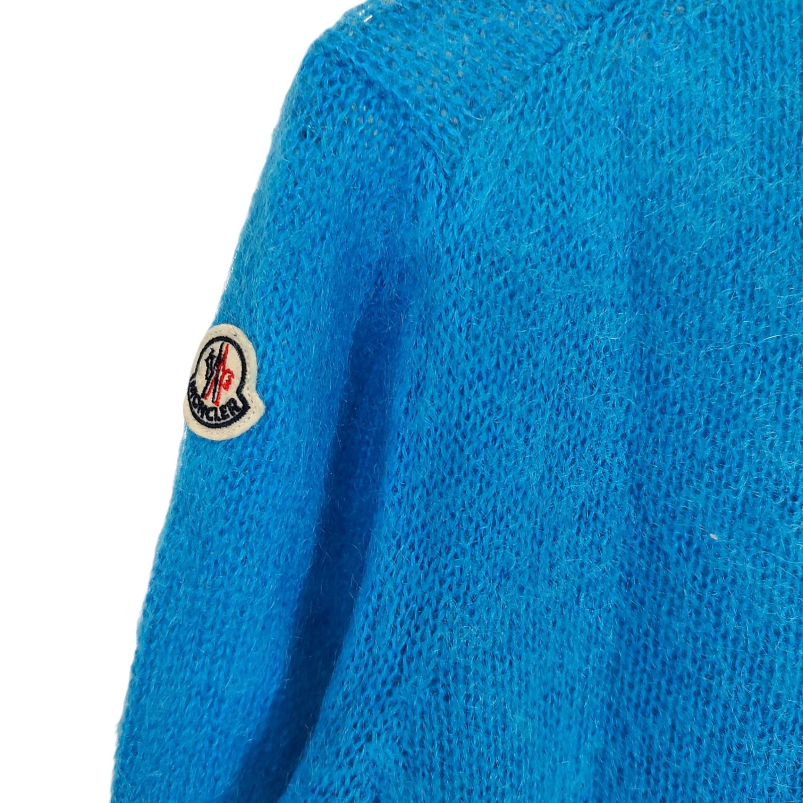 MONCLER 青 ニットセーター 最安値】MONCLER モンクレール ニットセーターブルーS - メルカリ