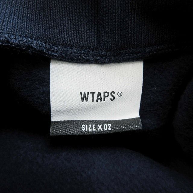 22AW ダブルタップス WTAPS CROSS BONES HOODY COTTON クロスボーン フーディー パーカー コットン ジャージー生地  裏起毛 プルオーバー フーデッド トレーナー 02 紺 ネイビー 222ATDT-HPM03S/△N19 メン - メルカリ