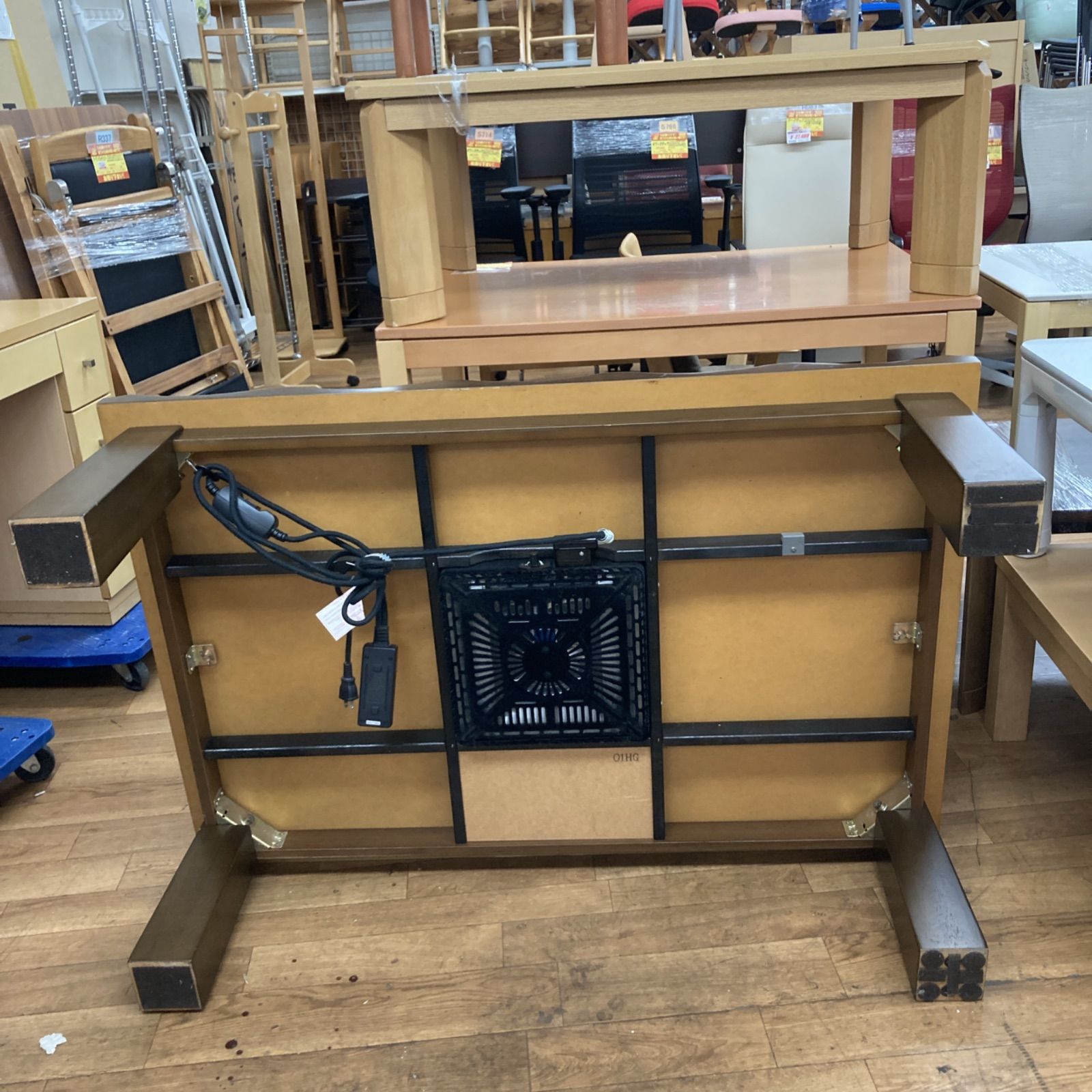 S129 和デザインコタツ 家具調コタツ 延長脚付属 5cm 幅120cm MARWIL-DEMENAGEMENTS_CH