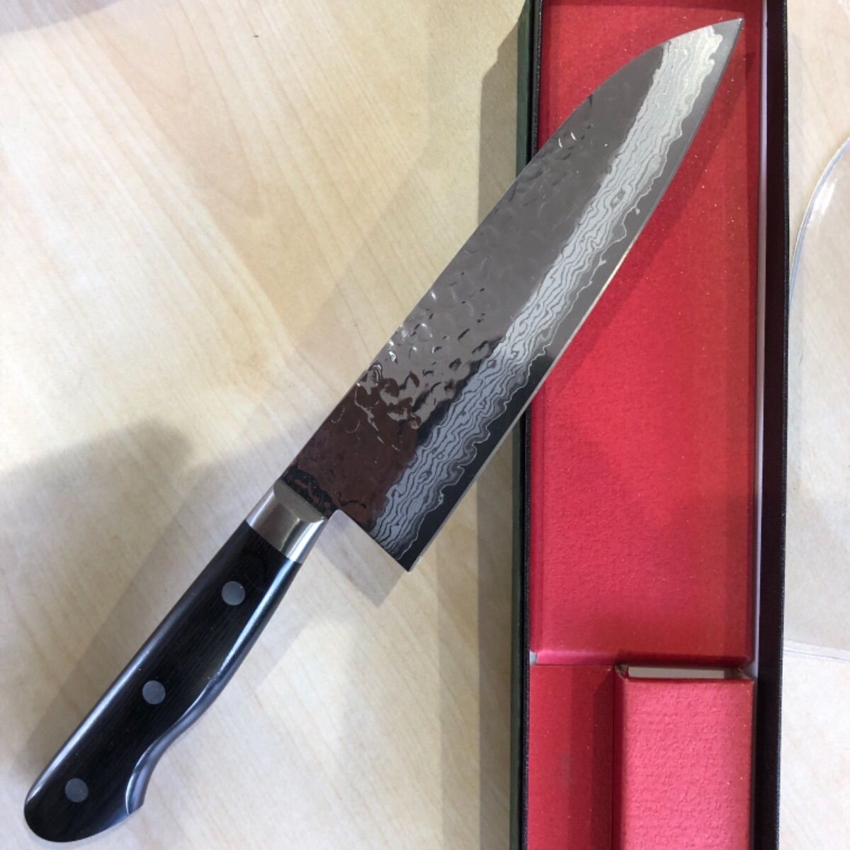 破格プロ仕様　最高級ダマカス包丁　カバー付き 破格プロ仕様 最高級ダマカス包丁 カバー付き ダマスカス包丁の